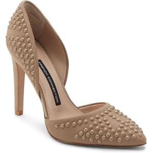 French Connection Maggie Point Toe Slip-On Pumps S